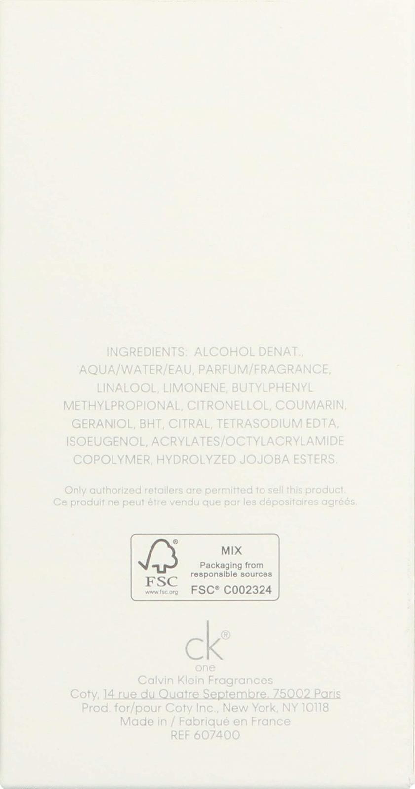 Туалетная вода Calvin Klein ck one, фото №3