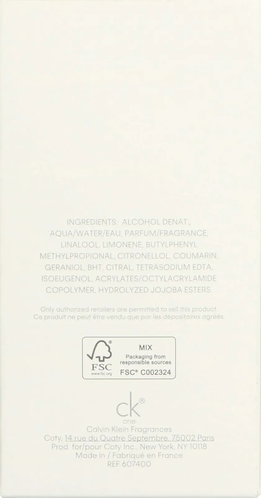 Туалетная вода Calvin Klein ck one, фото №3 Туалетная вода Calvin Klein ck one, фото №3