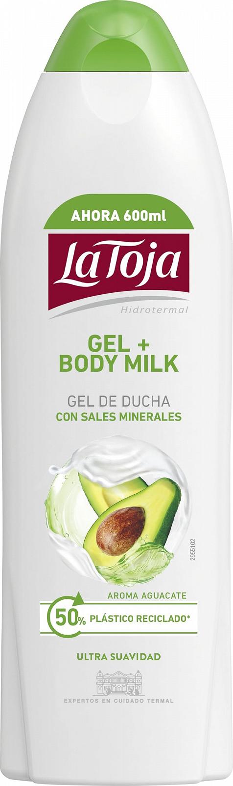 Гель для душу La Toja Avocado and Body Milk 600 мл 4050 г, фото №1