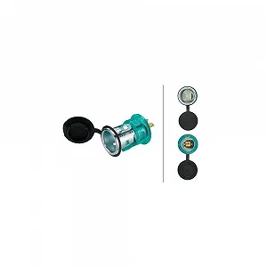 Розетка HELLA 8JB 008 023-001 для DAF IVECO SCANIA TOYOTA VAN HOOL VOLVO FAUN - Фото 1