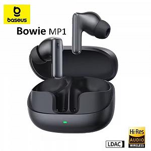 Наушники Baseus Bowie MP1 Hi-Res LDAC ANC -55dB 6-Mic Black - Фото 1