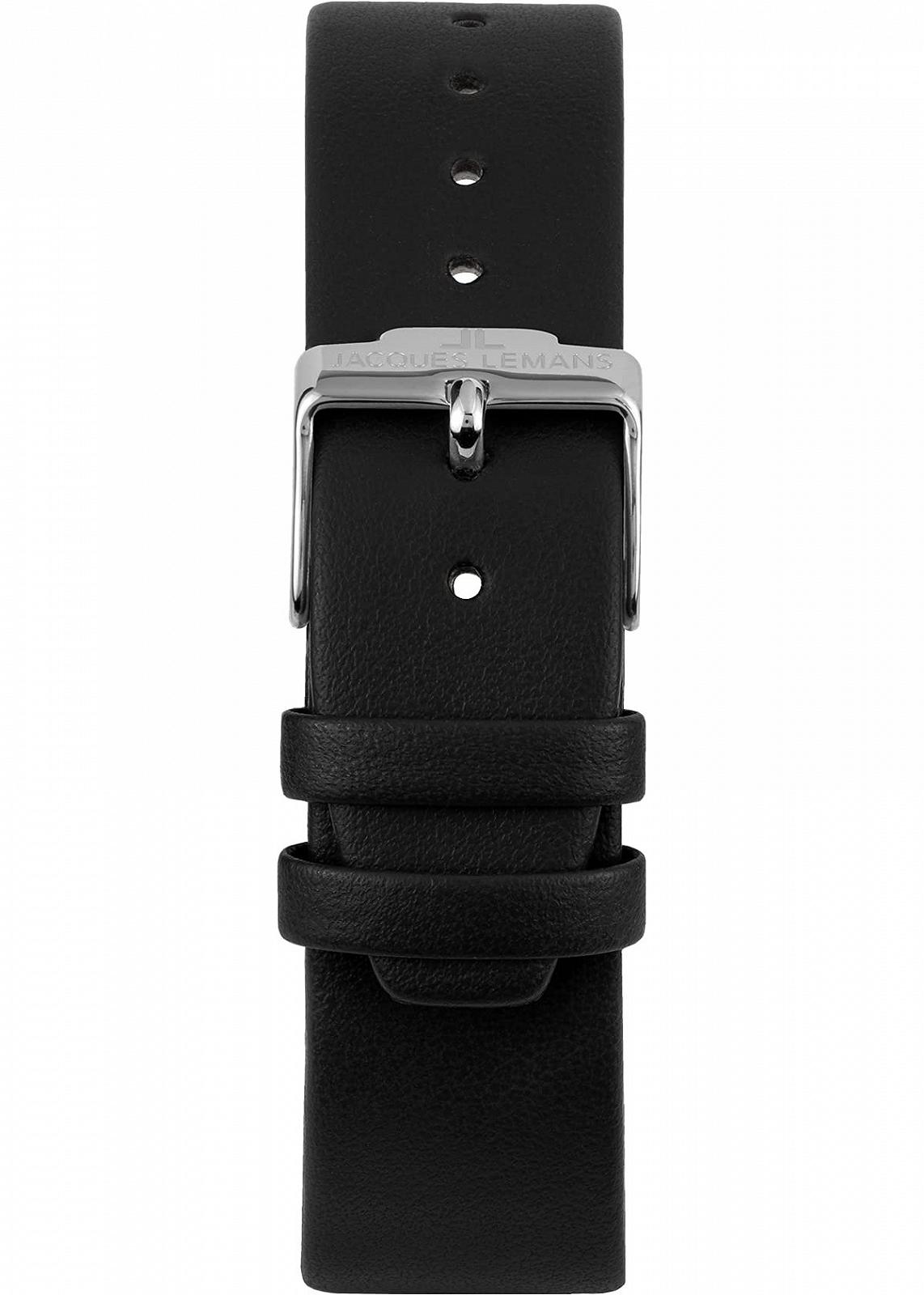 Женские часы JACQUES LEMANS Eco Power, корпус из нержавеющей стали, ремешок из яблочной кожи, модель 1-2113, фото №2 Женские часы JACQUES LEMANS Eco Power, корпус из нержавеющей стали, ремешок из яблочной кожи, модель 1-2113, фото №2
