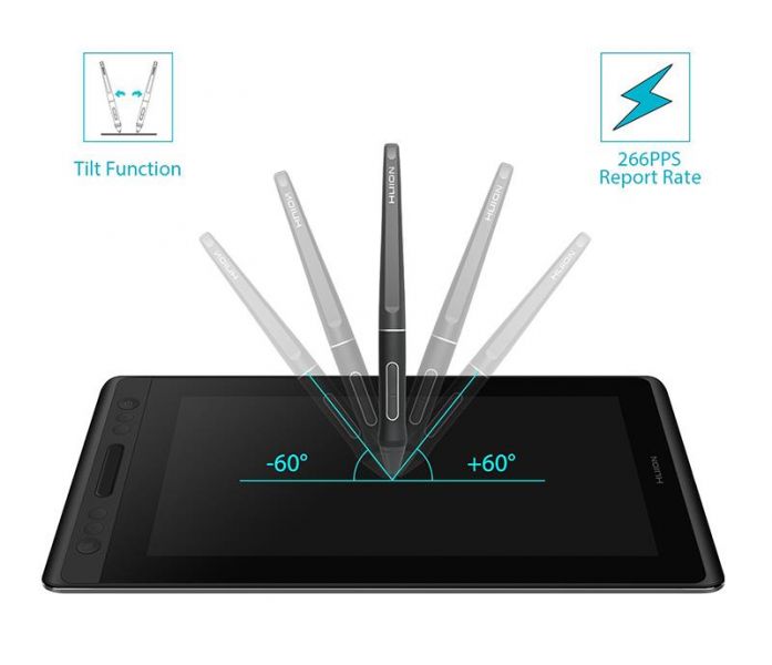 Графический планшет Huion Kamvas Pro 12 перчатка PRO12, фото №3