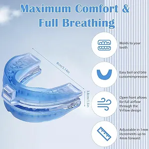 Средство от храпа, регулируемая шина против храпа для мужчин и женщин synthetic.ua - Фото 1