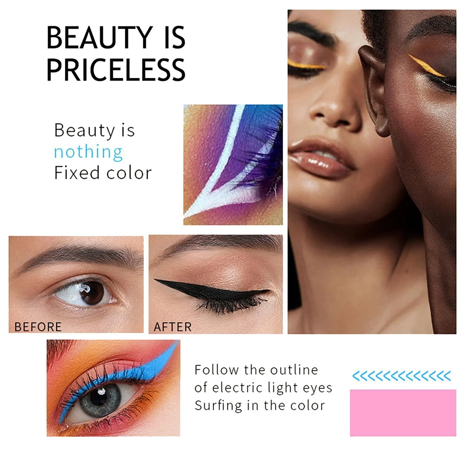 Рідка Підводка для очей, стійка, гладка, 2 мл, фото №3