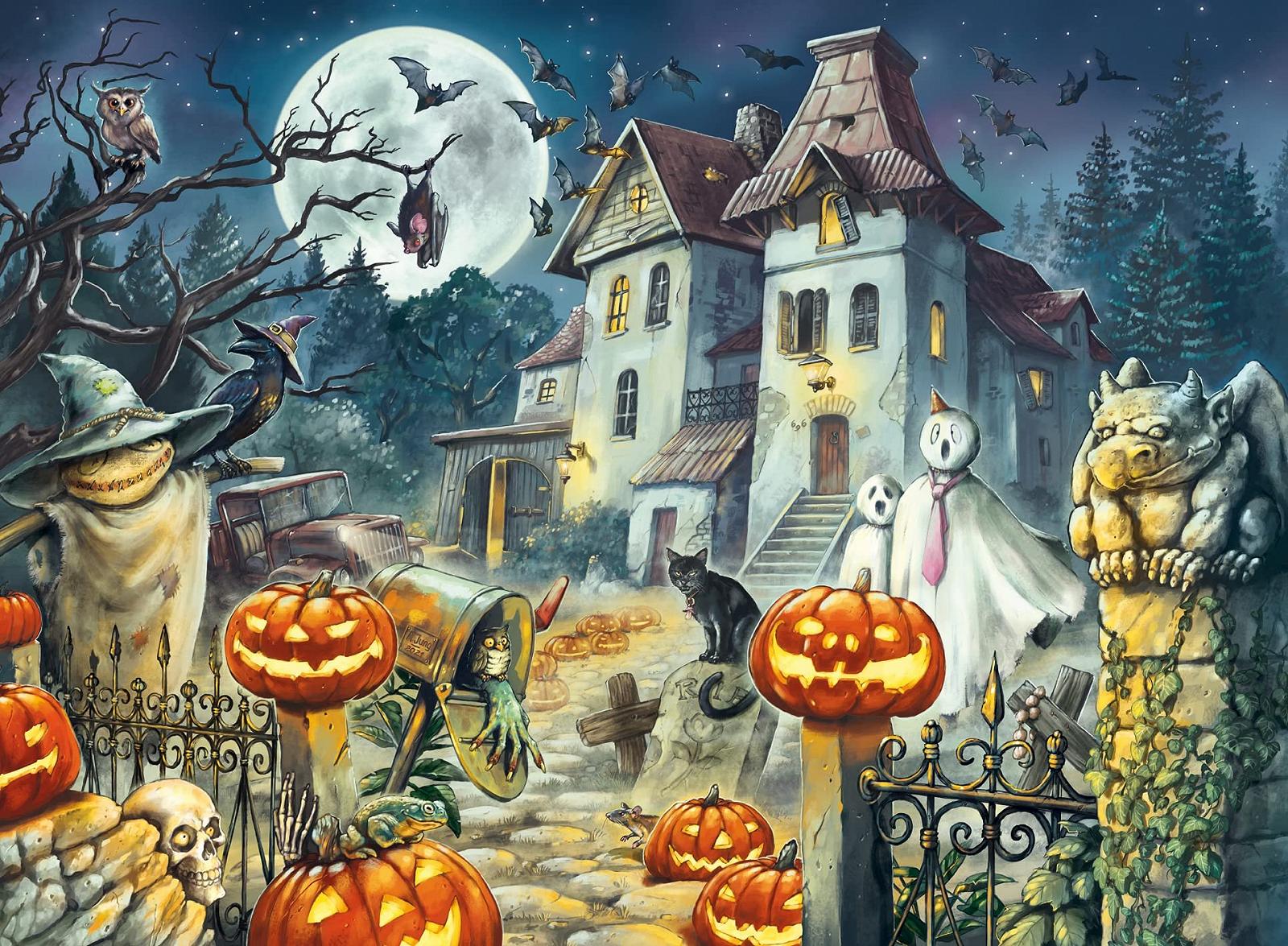Дитячий пазл Ravensburger XXL 13264 The Halloween House 300 елементів, фото №2