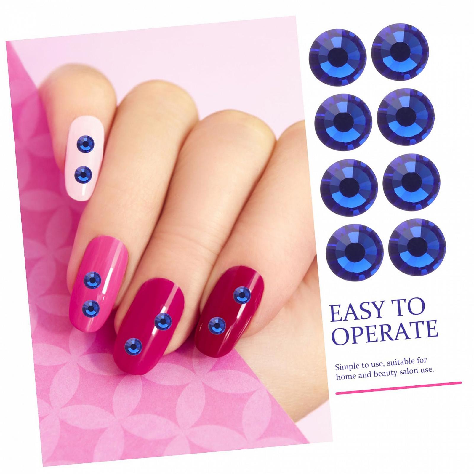 Стразы Плоские FRCOLOR 2880 шт. для дизайна ногтей, украшений для воды, маникюра, чехлов для телефонов и рукоделия, яркие цвета для творческих дизайнов, фото №3