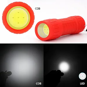 Міні Ліхтар LED Набір з 4, COB LED Ліхтарик, Маленький Портативний з Кільцем для Ключів для Кемпінгу, Відкритого Повітря, Термінових Справ, Барбекю Різні Кольори synthetic.ua - Фото 1