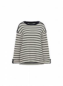 Свитшот LeComte В полоску Бежевый - Фото 1