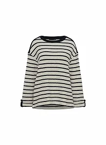 Свитшот LeComte В полоску Бежевый - Фото 1