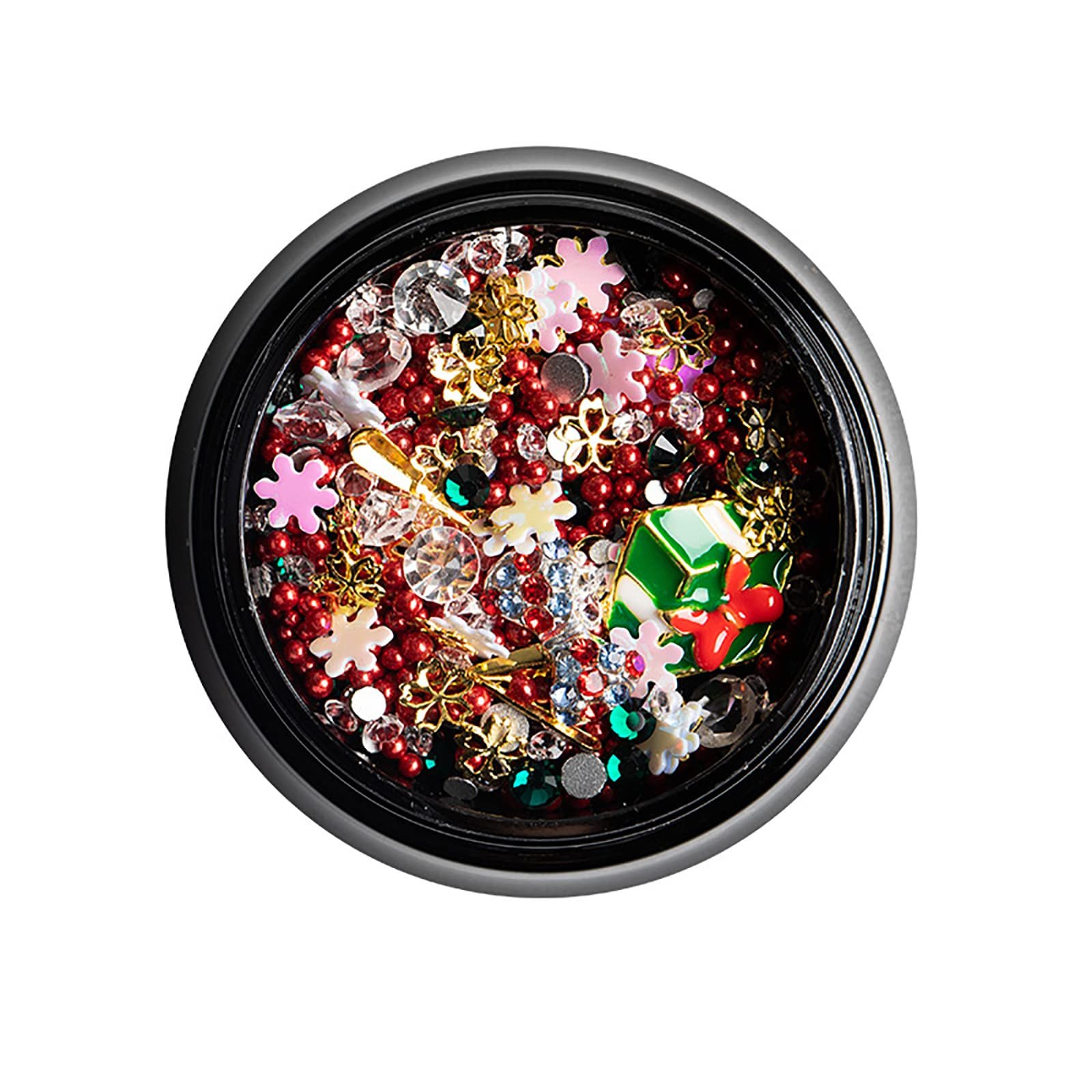 Стрази для нігтів Різні розміри 1 коробка Сніжинка-1, фото №1