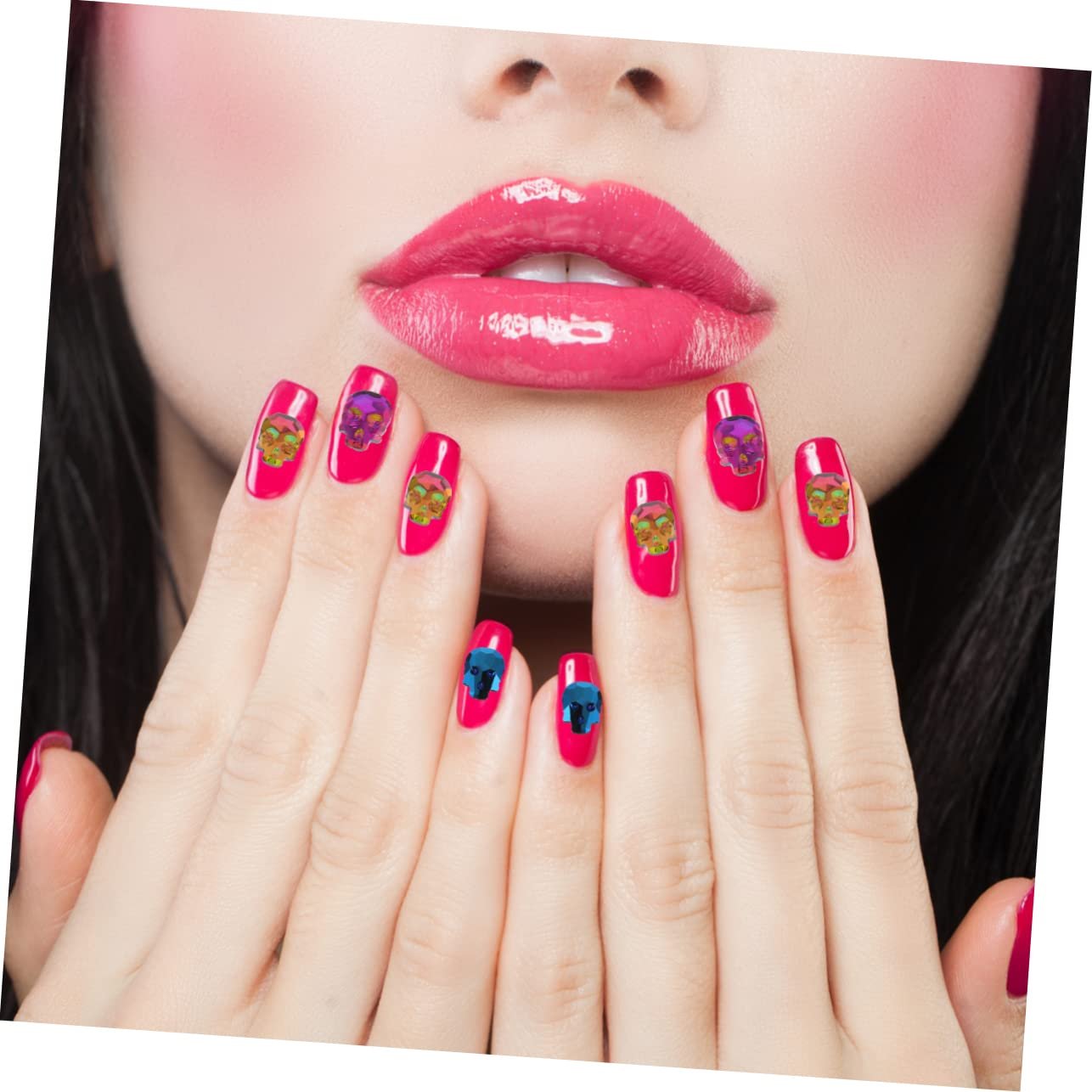 Набор страз для ногтей 40 шт. ABC меняющие сумки Хэллоуин, фото №2