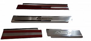 Накладки на пороги Omcarline Mitsubishi ASX 2014-2018 Накладки на пороги Omcarline Mitsubishi ASX 2014-2018