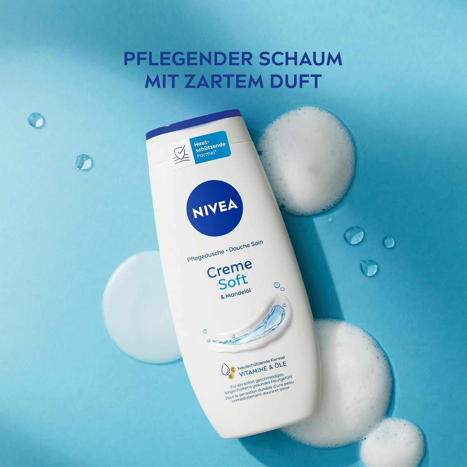 Гель для душа NIVEA Creme Soft 250 мл, фото №4 Гель для душа NIVEA Creme Soft 250 мл, фото №4