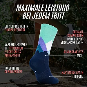 Велосипедні шкарпетки HOOF Landscapes synthetic.ua - Фото 1