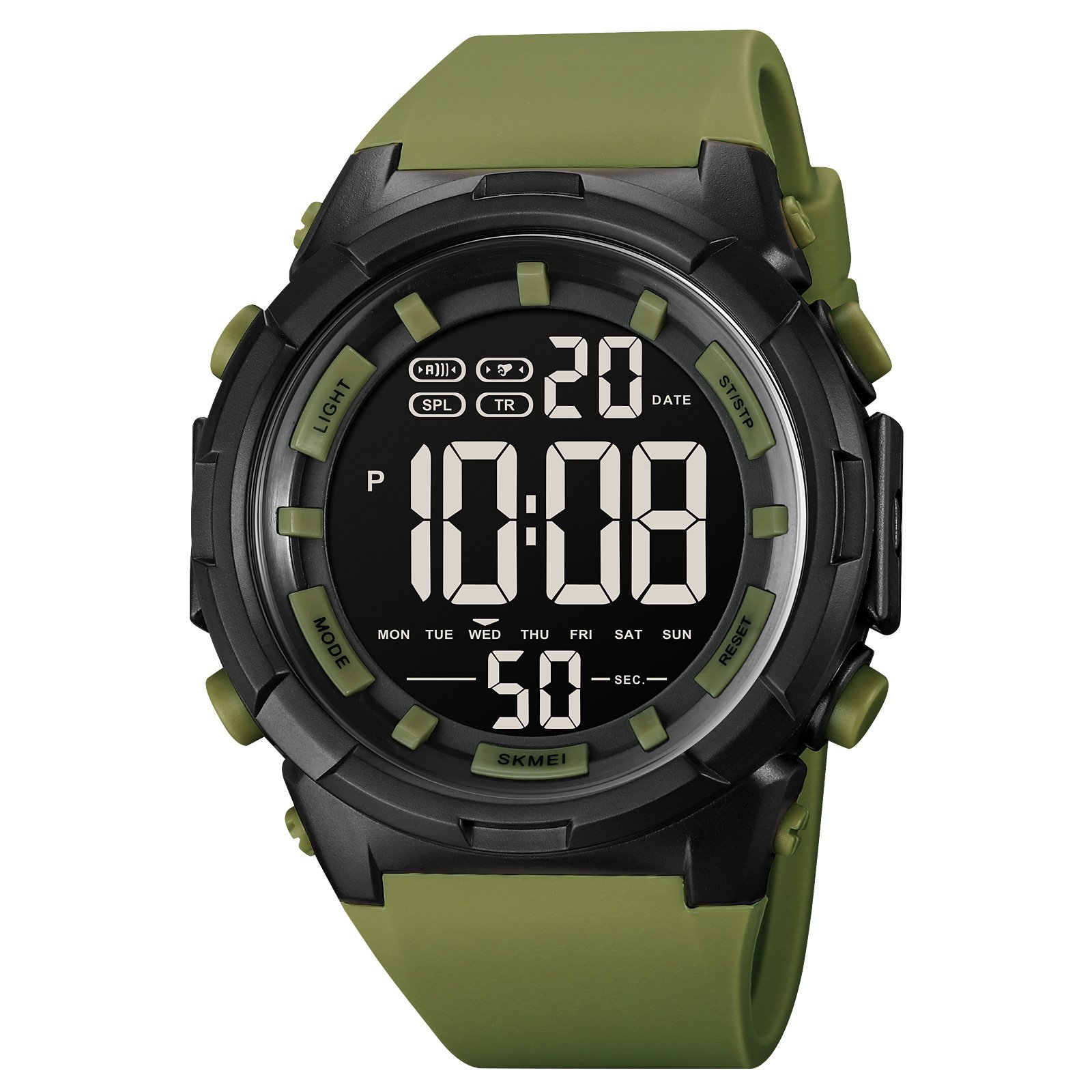 Годинник Skmei 1845AG Army Green, фото №1