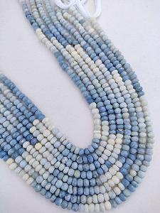 Бусины из натурального драгоценного камня, ограненные, круглые, 4-4.5 мм, нить длиной 33 см бусин для ожерелья, браслета - Фото 1