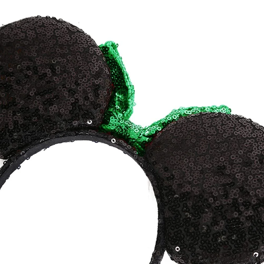 Обруч Вушка Мишки для Дівчат та Жінок, Блискітки, фото №2