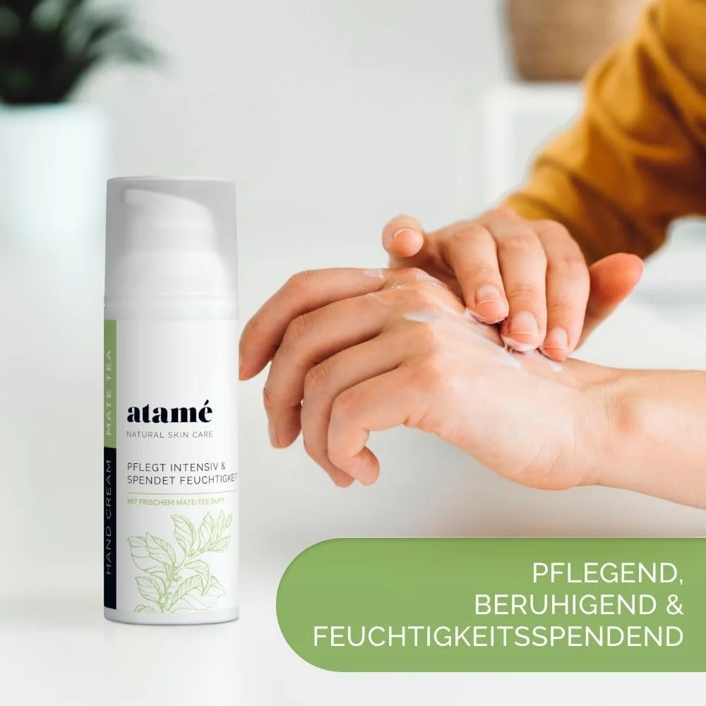 Крем для рук Mate Tea Інтенсивний догляд з натуральним трав'яним комплексом, веганський та зволожуючий 50 мл, фото №3