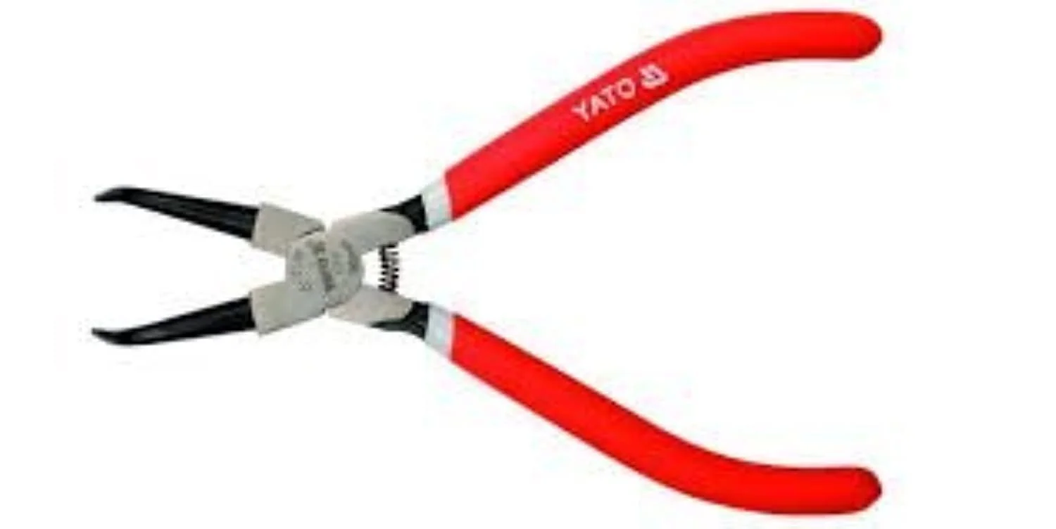 Кліщі внутрішні вигнуті Yato 180 мм CRV50, фото №2