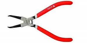 Кліщі внутрішні вигнуті Yato 180 мм CRV50 synthetic.ua - Фото 1