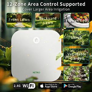 Контролер, таймер розбризкувача Netro WiFi 12 Zone Remote Access Weather Aware synthetic.ua - Фото 1