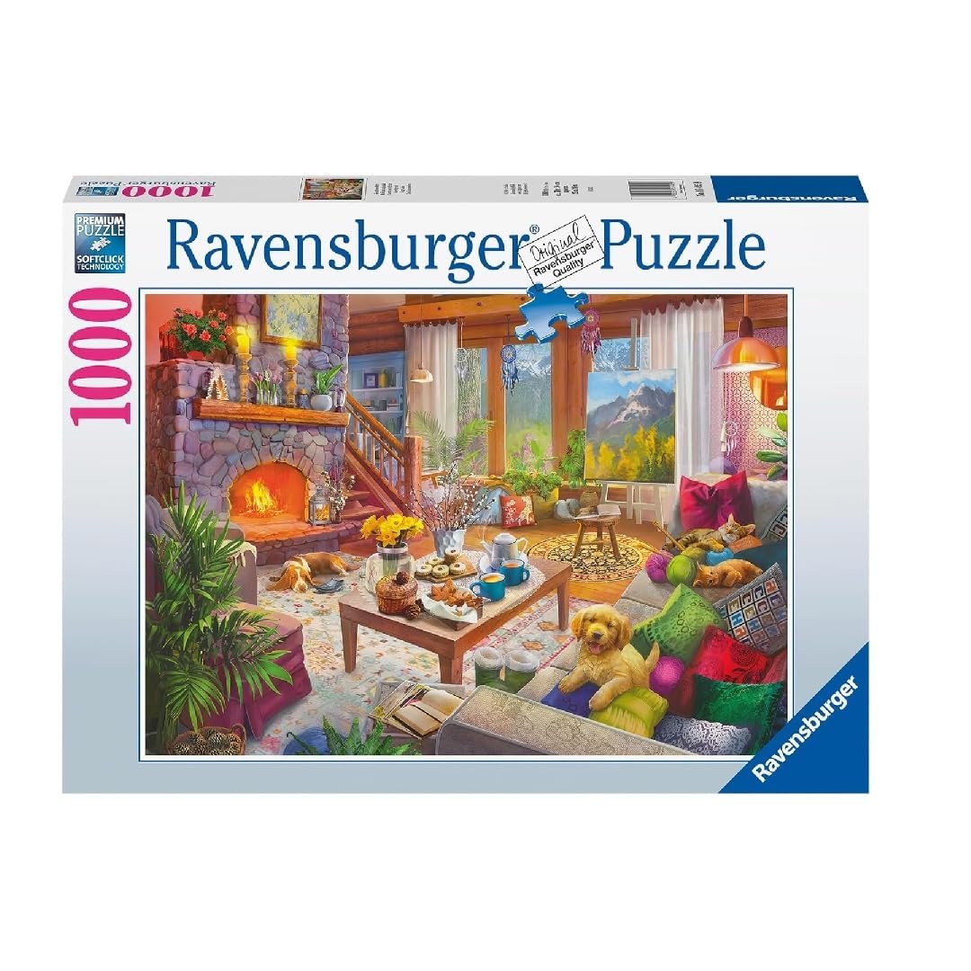 Пазл Ravensburger 2D Уютная комната 1000 деталей, фото №1