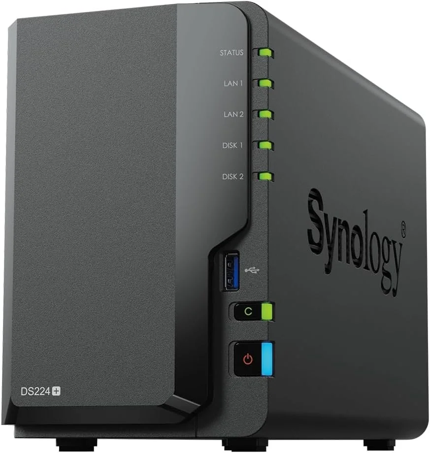 Мережеве сховище Synology DS224+ Чорне, фото №3