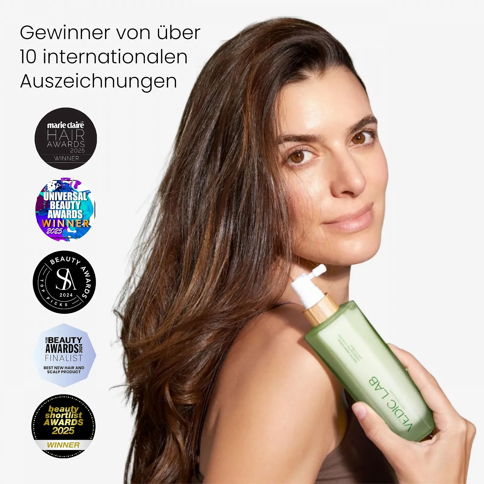 Еліксир для шкіри голови VEDIC LAB Energizing Day + UV (100 мл) Сироватка проти випадіння волосся з аюрведичними травами, фото №7