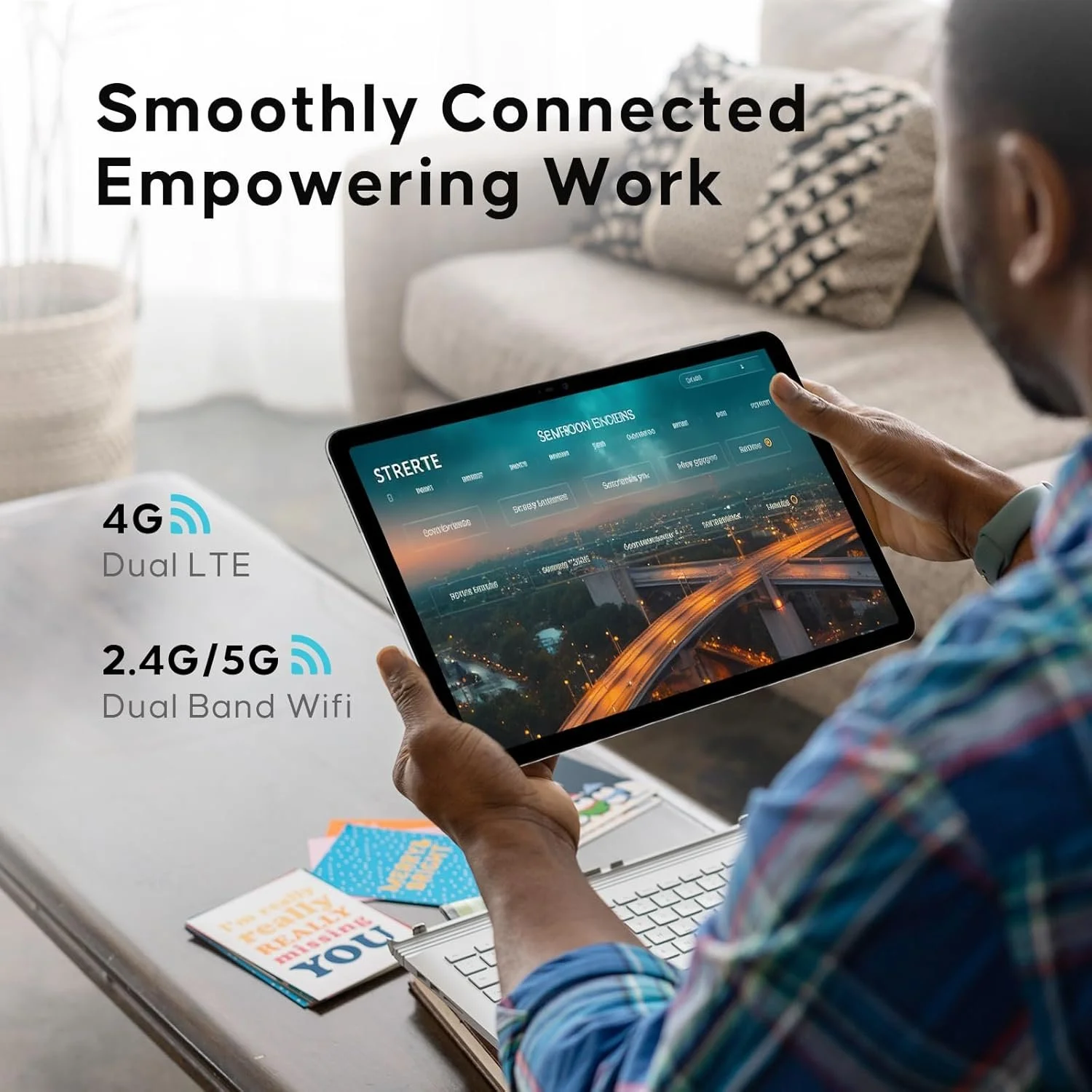 Планшет 10.1" WQHD DOOGEE T30Pro 8/256ГБ 4G 2-SIM 8 ядер Android 13 8590 mAh Сірий, фото №4