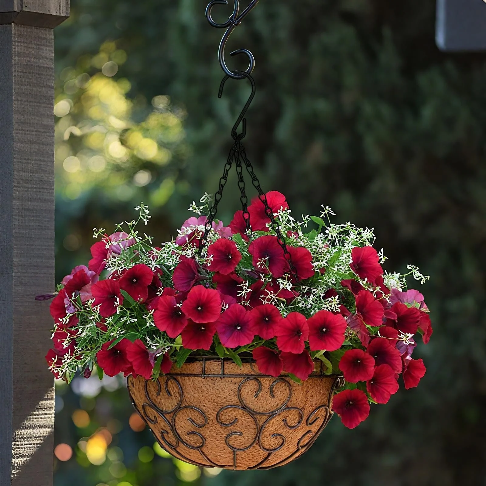 Цепь для подвесных корзин Pack of 6 40 см металлическая Черная, фото №6