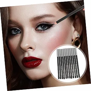 Карандаш для глаз minkissy  Черная Карандаш-хайлайтер для глаз Карандаш для глаз Черный карандаш для глаз Деревянный карандаш для глаз Инструменты для макияжа для девочек Водостойкий synthetic.ua - Фото 1