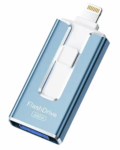 USB-флеш-накопичувач SUDEHO 256GB 4-in-1 MFi Blue - Фото 1