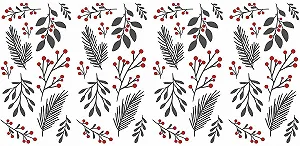 Багаторазові наклейки RoomMates Berries and Holly Branches - Фото 1