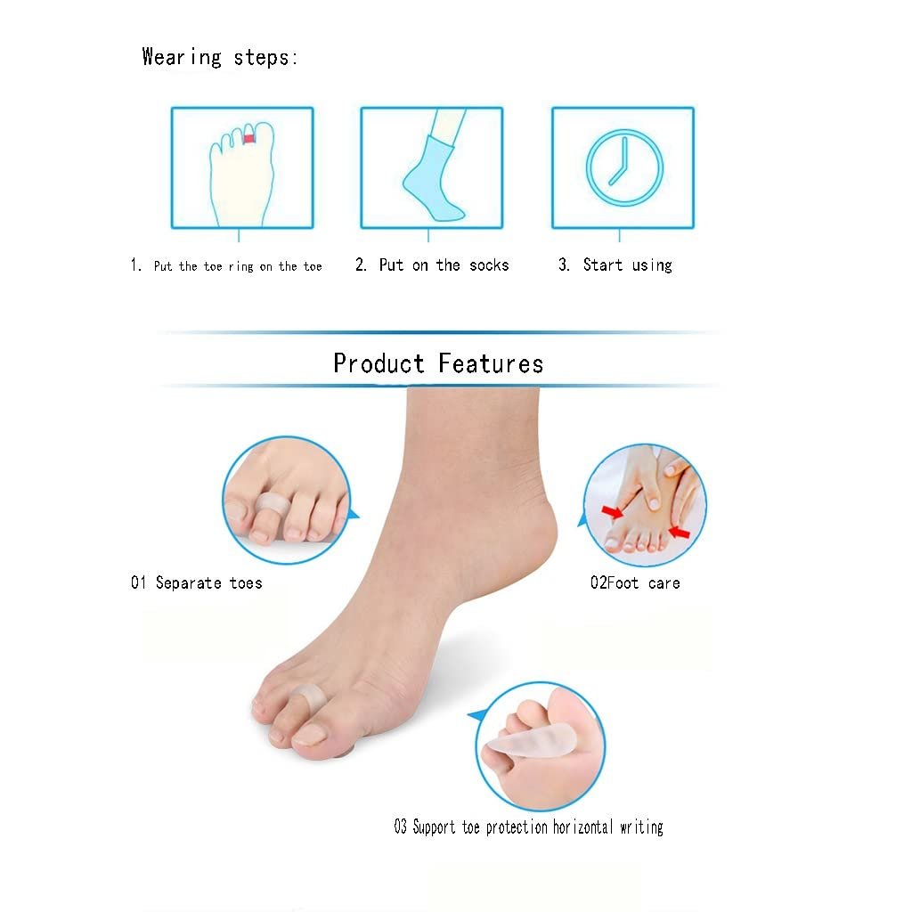 Разделитель для пальцев ног, силиконовый, фото №5