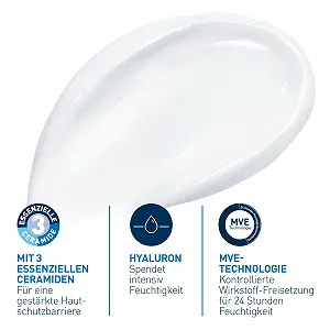 Зволожуючий крем CeraVe для сухої та дуже сухої шкіри 340 г synthetic.ua - Фото 1