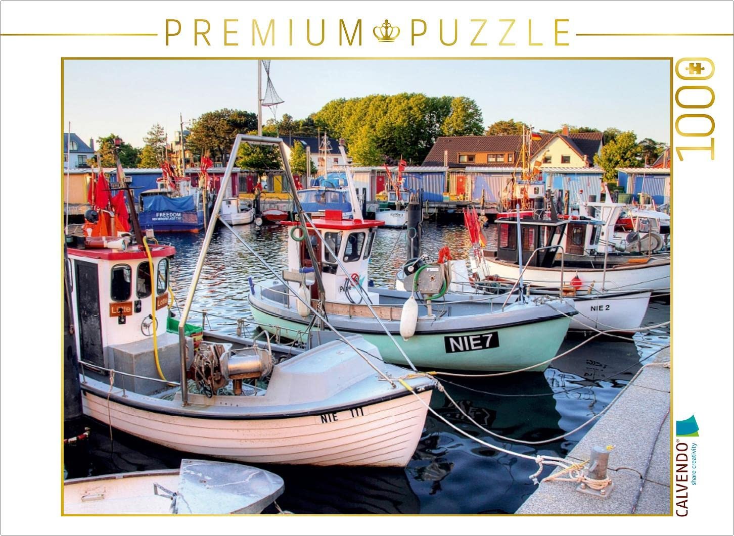 Пазл CALVENDO Рыбацкие лодки в Ниендорфе пейзаж 1000 элементов 64 x 48 см, фото №1 Пазл CALVENDO Рыбацкие лодки в Ниендорфе пейзаж 1000 элементов 64 x 48 см, фото №1