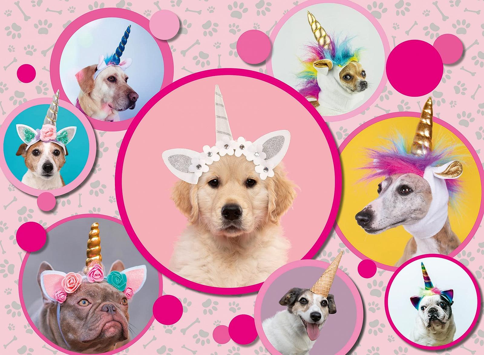 Пазл Ravensburger Children's Puzzle 13297 Cuddly Unicorn Dogs 300 элементов XXL, фото №3