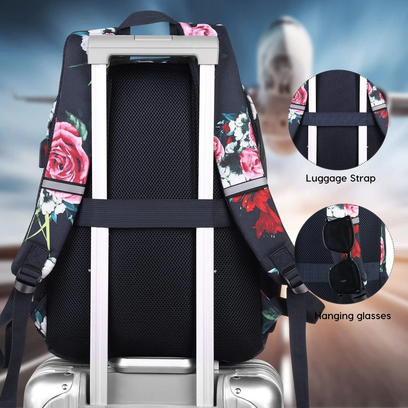 Рюкзак для ноутбука Yamtion 15.6 Inch Laptop Compartment School Backpack, фото №6
