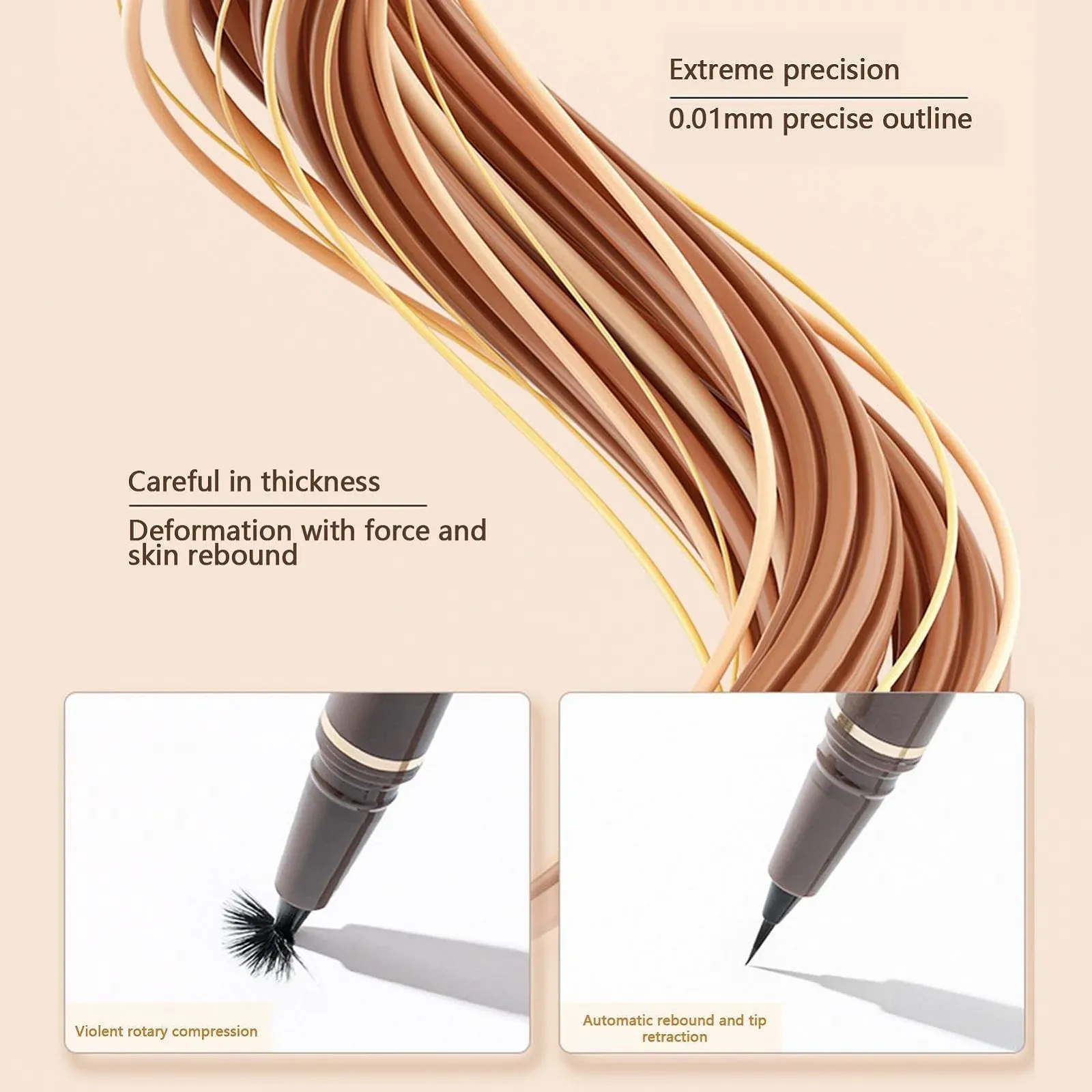 Водостійка Підводка для очей Fowybe, фото №7 Водостійка Підводка для очей Fowybe, фото №7