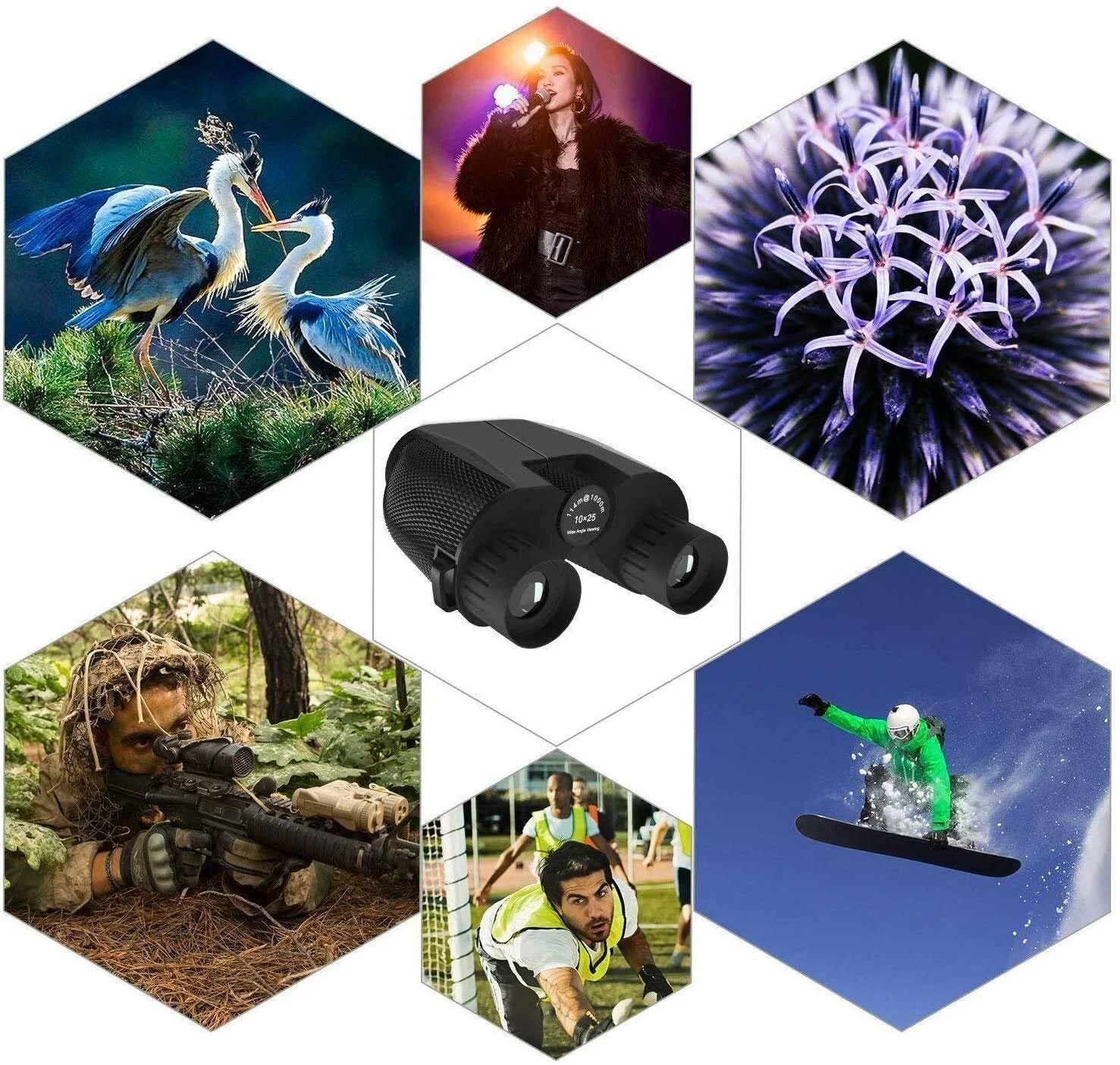 Бінокль 20x50 High Power Compact HD Waterproof, фото №5