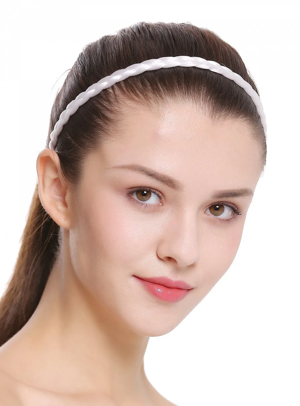 Обруч для волосся WIG ME UP Вузький CXT-009-138 1 см Білий, фото №1 Обруч для волосся WIG ME UP Вузький CXT-009-138 1 см Білий, фото №1