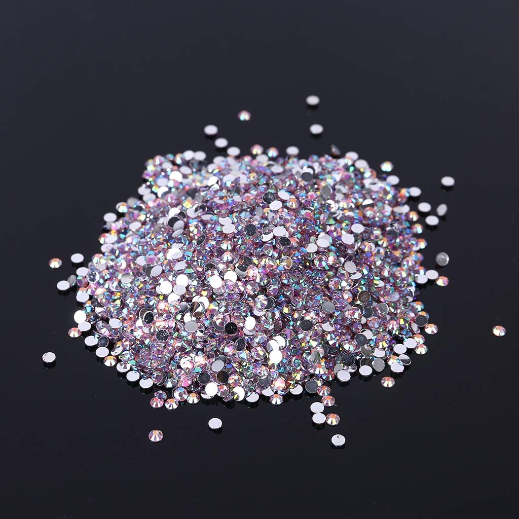 Стразы круглые Хрустальные с плоской обратной стороной для искусства, одежды, обуви, сумок, 5000 шт, фото №7