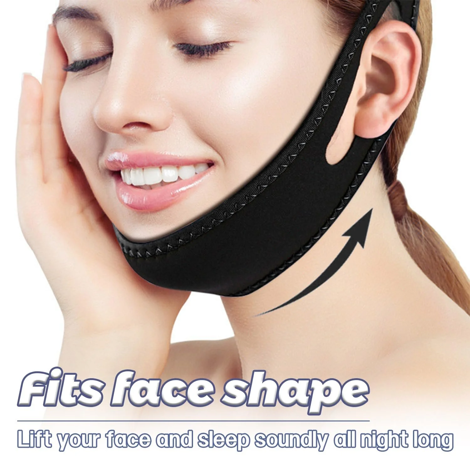 Ремешок для подбородка против храпа Обеспечивает лучший сон Предотвращает дыхание через рот, фото №3 Ремешок для подбородка против храпа Обеспечивает лучший сон Предотвращает дыхание через рот, фото №3