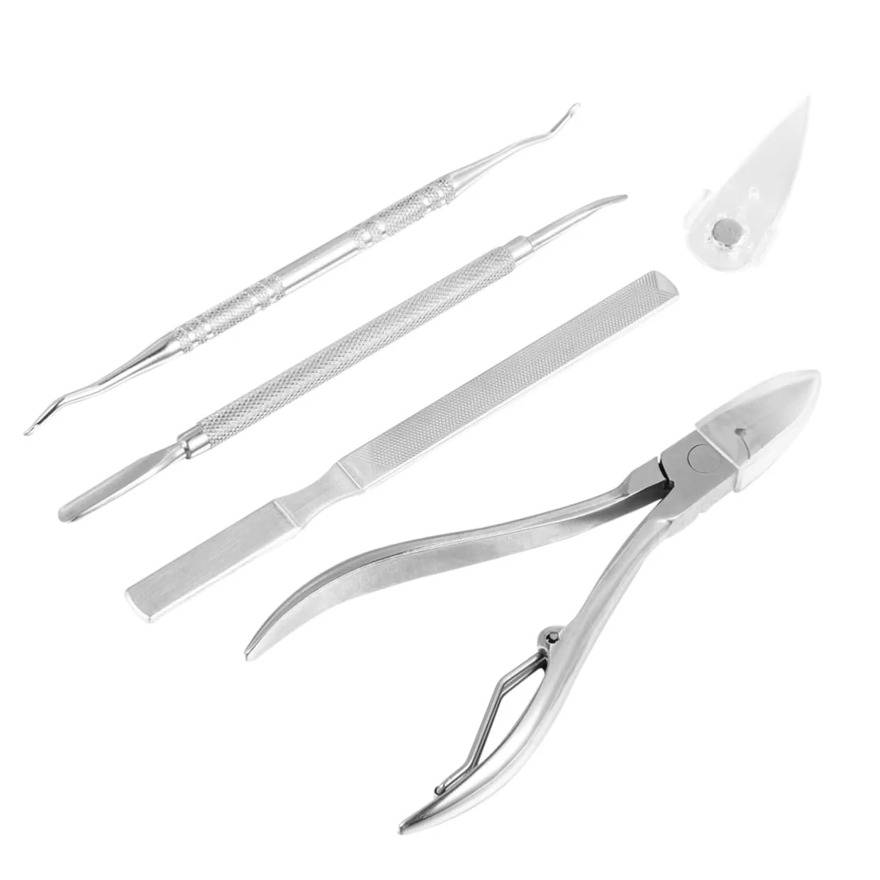Набір інструментів для манікюру WRITWAA Professional, 5 шт., нержавіюча сталь, сріблястий, фото №7 Набір інструментів для манікюру WRITWAA Professional, 5 шт., нержавіюча сталь, сріблястий, фото №7