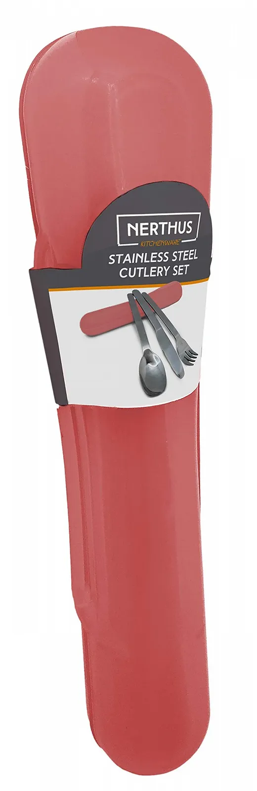 Набор столовых приборов NERTHUS FIH 460 Портативный нержавеющая сталь, фото №8