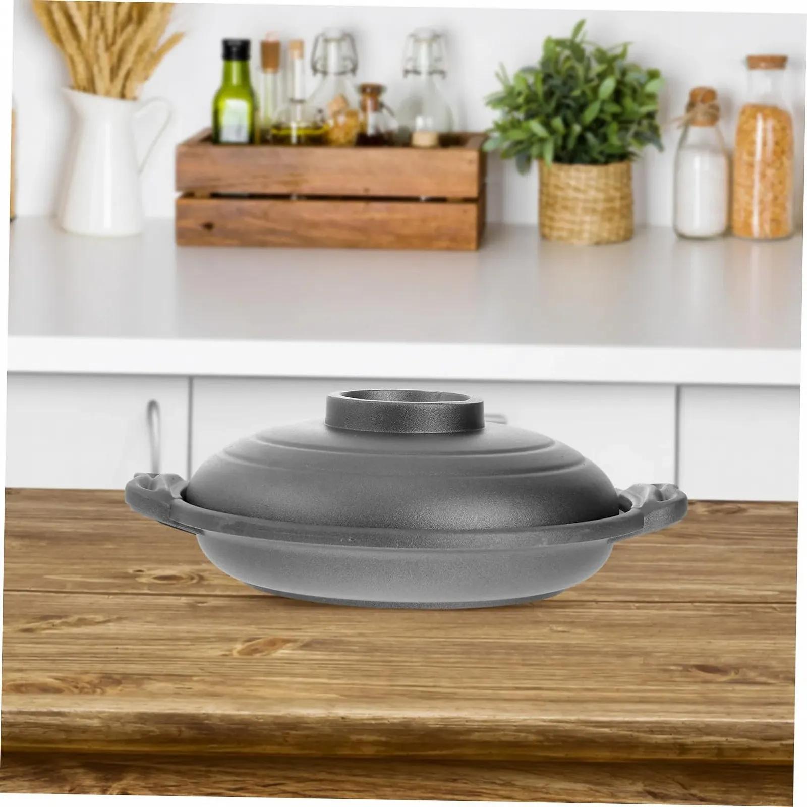 Керамическая глиняная кастрюля Антипригарная Универсальная Для открытого огня Энергоэффективная, фото №2