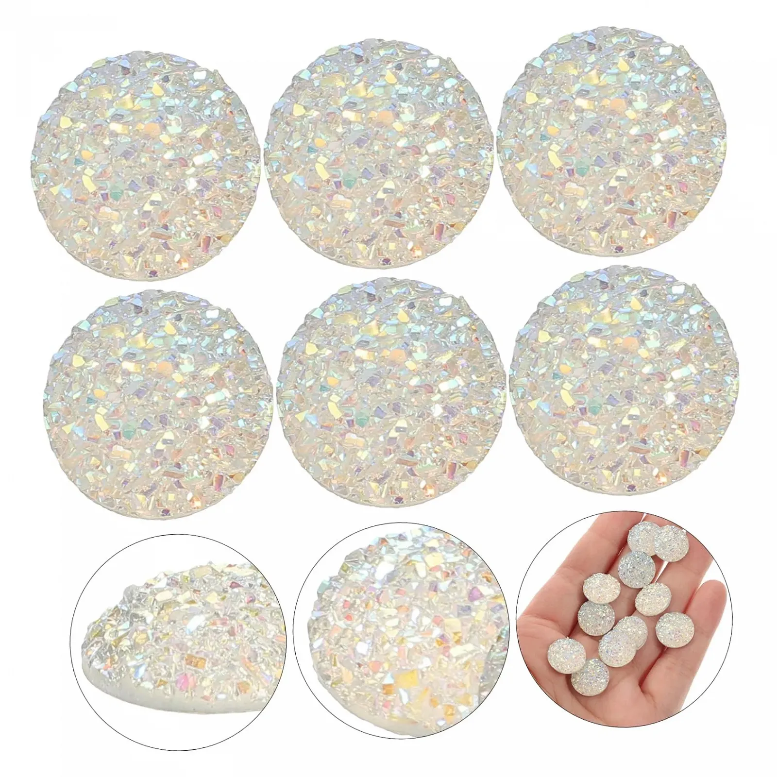 Стразы minkissy с плоской задней стенкой 500 шт. для рукоделия, украшений, одежды, сумок и прочего. Смола для творческих проектов и декора, фото №4