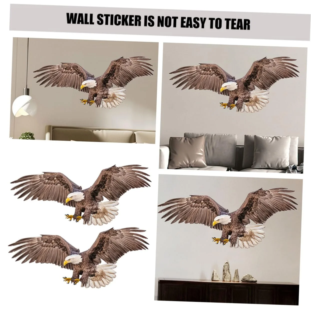 Наклейка на стіну OSALADI Орел Набір 1 шт., фото №8