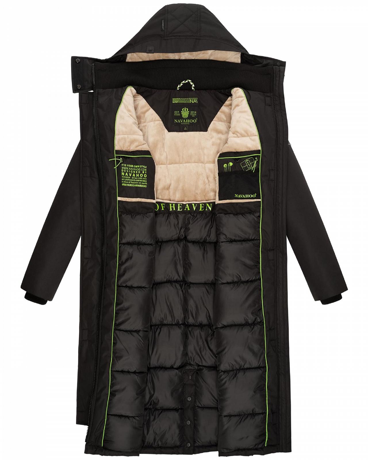 Жіноче зимове пальто-парка Navahoo Hokulanii, довге, з високим коміром і м'яким капюшоном, фото №4